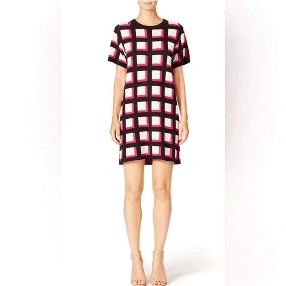 Kate Spade Window Pane Check Sweater Dress